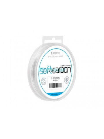 Fluorocarbon Delphin Soft FLR Carbon, Transparent, 0,128mm/1,38kg/50m